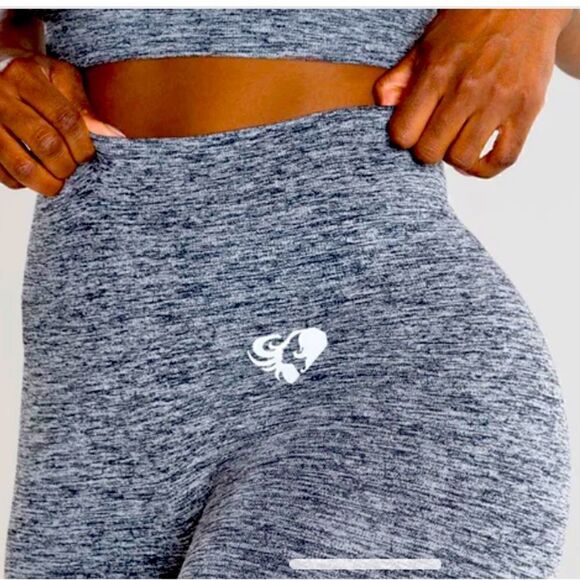 Women’s Best Move Seamless Leggings Grey Marl Small NWT - Picture 4 of 10